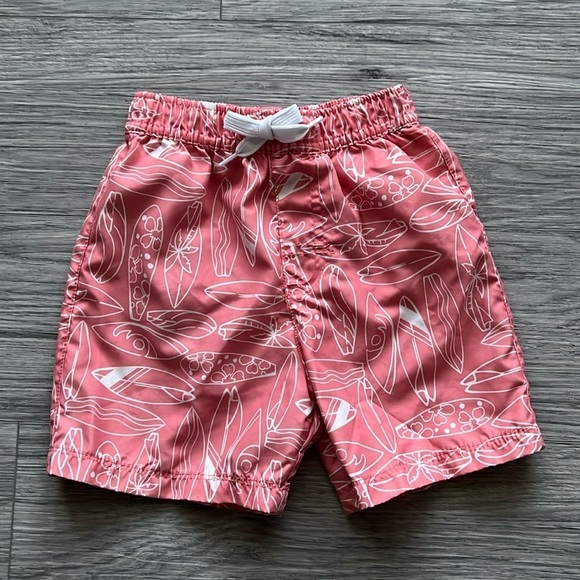 Wonder Nation Surfboard Swim Trunks Salmon Colored Size 3T - Picture 1 of 4
